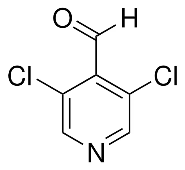 3,5-Dichloropyridine-4-carbaldehyde structure, CAS 136590-83-5