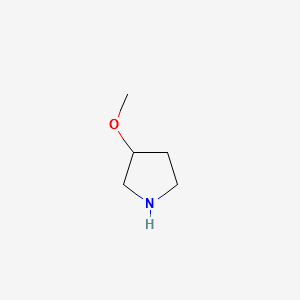 3-Methoxypyrrolidinehydrochloride structure, CAS 136725-50-3