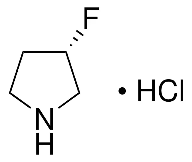S-3-Fluoro-pyrrolidinehydrochloride structure, CAS 136725-53-6