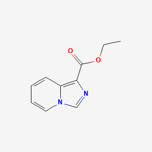 Imidazo[1,5-a]pyridine-1-carboxylicacidethylester structure, CAS 119448-87-2