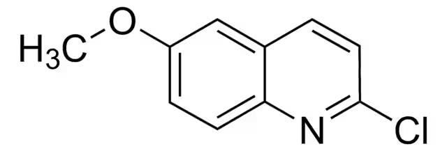 2-Chloro-6-methoxy-quinoline structure, CAS 13676-02-3