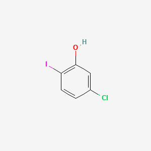 5-Chloro-2-iodophenol structure, CAS 136808-72-5