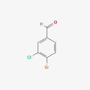 4-Bromo-3-chlorobenzaldehyde structure, CAS 120077-69-2