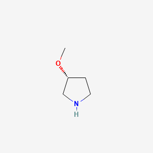 (R)-3-Methoxypyrrolidine structure, CAS 120099-60-7