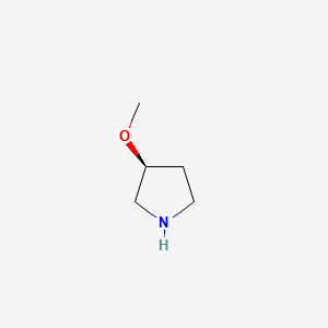 (S)-3-Methoxypyrrolidine structure, CAS 120099-61-8