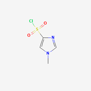 1-Methylimidazole-4-sulfonylchloride structure, CAS 137049-00-4