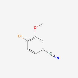 4-Bromo-3-methoxybenzonitrile structure, CAS 120315-65-3