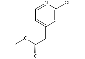 Methyl-2(4-Chloropyridine-2yl)acetate structure, CAS 1206247-78-0