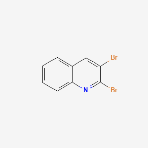 2,3-Dibromoquinoline structure, CAS 13721-00-1