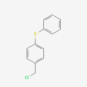 1-(Chloromethyl)-4-(phenylthio)benzene structure, CAS 1208-87-3