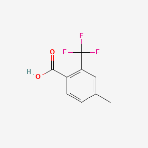4-Methyl-2-trifluoromethylbenzoicacid structure, CAS 120985-64-0
