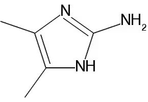 4,5-DiMethyl-2-amine-1H-imidazol structure, CAS 13805-21-5