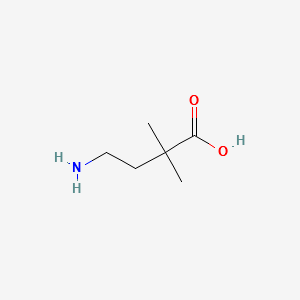4-Amino-2,2-dimethylbutyricacid structure, CAS 138146-22-2