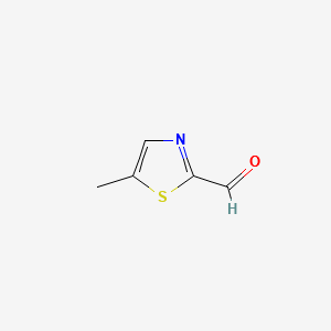 5-Methylthiazole-2-carbaldehyde structure, CAS 13838-78-3