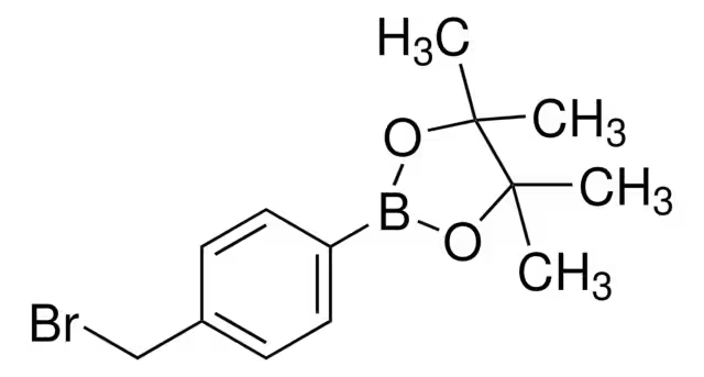 4-(Bromomethyl)benzeneboronicacidpinacolester structure, CAS 138500-85-3