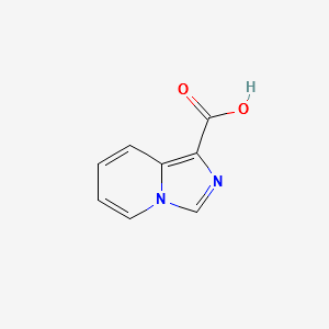 Imidazo[1,5-a]pyridine-1-carboxylicacid structure, CAS 138891-51-7
