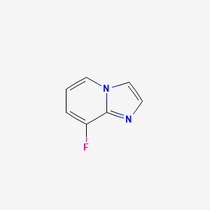 8-Fluoroimidazo[1,2-a]pyridine structure, CAS 139022-26-7