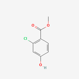 2-Chloro-4-hydroxy-benzoicacidmethylester structure, CAS 104253-44-3