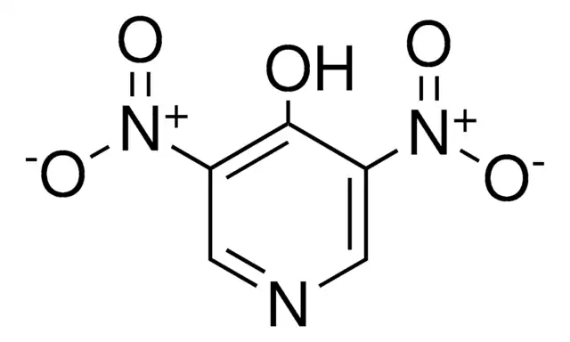 3,5-Dinitropyridin-4-ol structure, CAS 10425-71-5