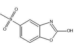 2-Benzoxazolone-5-methylsulfone structure, CAS 13920-98-4