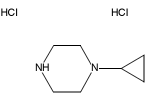 1-Cyclopropylpiperazinedihydrochloride structure, CAS 139256-79-4