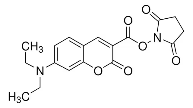 7-(Diethylamino)coumarin-3-carboxylicacidN-succinimidylester structure, CAS 139346-57-9
