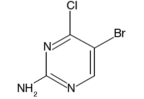 5-Bromo-4-chloropyrimidin-2-amine structure, CAS 1044767-99-8