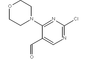 5-Bromo-2-chloro-4-morpholinopyrimidine structure, CAS 139502-01-5