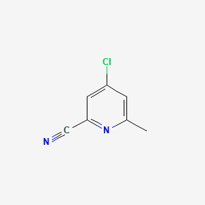 4-Chloro-2-cyano-6-Methylpyrimidine structure, CAS 104711-65-1