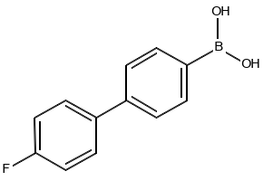 4-(4-Fluorophenyl)phenylboronicacid structure, CAS 140369-67-1