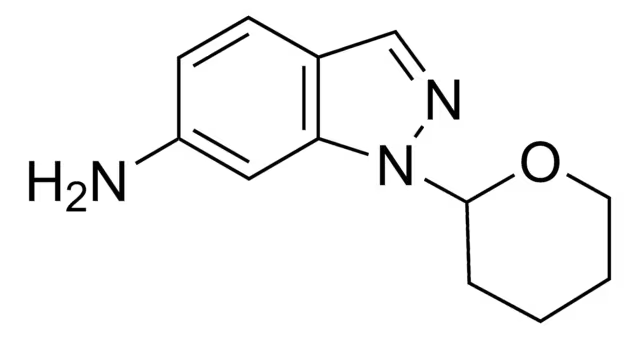 1-(Tetrahydro-pyran-2-yl)-1H-indazol-6-ylamine structure, CAS 1053655-59-6
