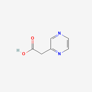 2-Pyrazineaceticacid structure, CAS 140914-89-2