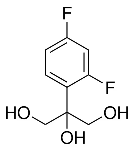2-(2,4-Difluorophenyl)-2-propenol structure, CAS 14113-36-2