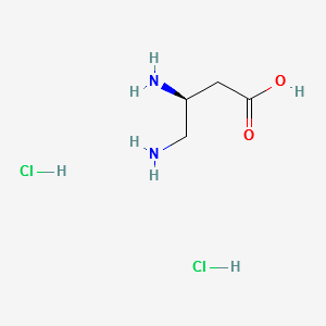 (S)-3,4-Diaminobutyricaciddihydrochloride structure, CAS 141318-80-1