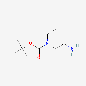 (2-AminoEthyl)Ethylcarbamicacidtert-butylester structure, CAS 105628-63-5
