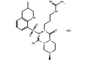 Argatroban structure, CAS 141396-28-3