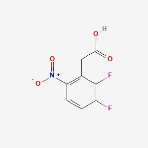 2-(2,3-Difluoro-6-nitrophenyl)aceticacid structure, CAS 141428-47-9