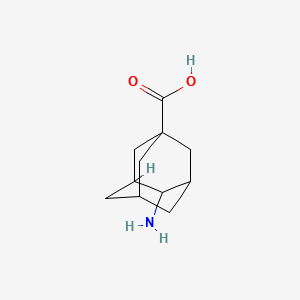 5-Carboxy-2-aminoadamantane structure, CAS 1057343-95-9