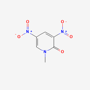 3,5-Dinitro-1-Methyl-2-pyridone structure, CAS 14150-94-8