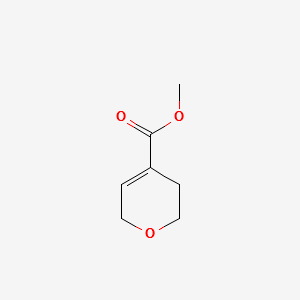 3,6-Dihydro-2H-pyran-4-carboxylicacidmethylester structure, CAS 105772-14-3