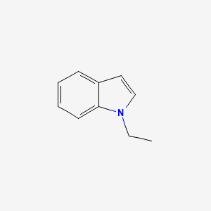 1-Ethyl-1H-indole structure, CAS 10604-59-8
