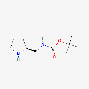 (S)-2-Boc-Aminomethyl-pyrrolidine structure, CAS 141774-70-1
