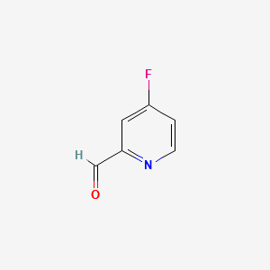 4-Fluoro-2-formylpyridine structure, CAS 1060809-18-8