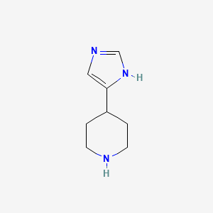 4-(1H-Imidazol-4(5)-yl)piperdine structure, CAS 106243-23-6