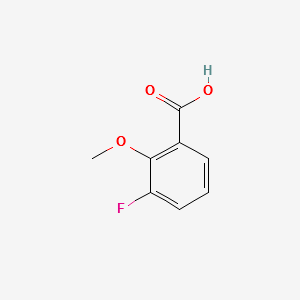 3-Fluoro-2-methoxybenzoicacid structure, CAS 106428-05-1
