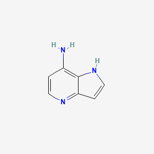 7-Amino-1H-pyrrolo[3,2-b]pyridine structure, CAS 142078-41-9