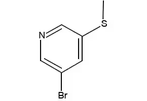 3-Bromo-5-(methylthio)pyridine structure, CAS 142137-18-6