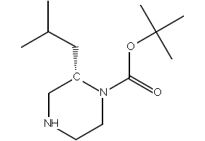 (S)-2-Isobutylpiperazine structure, CAS 106576-37-8