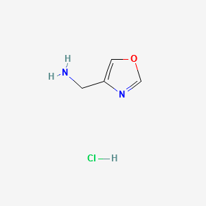 4-Oxazolemethanaminehydrochloride structure, CAS 1072806-60-0