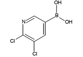 2,3-Dichloropyridine-5-boronicacid structure, CAS 1072944-15-0